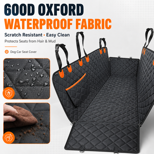 Funda Protectora Impermeable para Asiento de Coche para Perros, Tipo <span class=keywords><strong>Hamaca</strong></span>, Antiarañazos, de Oxford, para SUV y Camionetas - Product Image 4
