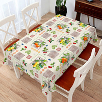 Nappe de table en PVC non tissé moderne à motifs floraux fabriquée en Chine