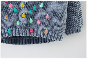 <span class=keywords><strong>Pull</strong></span> de Noël en laine fait main pour enfants, col rond, pas cher, de haute qualité - Product Image 5