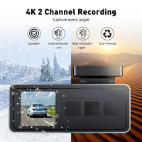 2024 nouveau Design Dash Cam 4K True HDR 4K Sony Starvis 2 capteur avant et arrière double caméra de tableau de bord avec sans écran