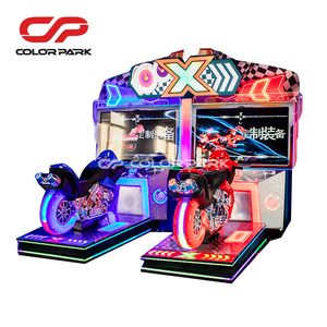 Parque colorido Nueva serie de máquinas recreativas de lujo Deportes Interior Simulador de experiencia que funciona con monedas Carreras de motos dinámicas - Product Image 2