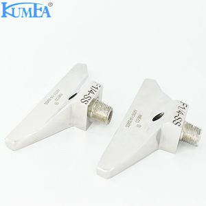 Boquilla de Aire <span class=keywords><strong>Silvent</strong></span> KUMEA para EE. UU., Marca Y767, 1/4\", Acero Inoxidable, Pieza en L para Limpieza - Product Image 1