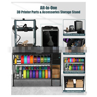 Rak Logam Multifungsi Tipe Standing Populer untuk Penyimpanan Material Gudang dan Penyimpanan Bahan Habis Pakai Printer 3D dengan Laci