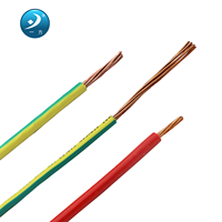 Cable Eléctrico Aislado de PVC de 450/750V, H07V-R/B07V-U/BV/BVR, para Construcción, Conductor de Cobre, Cable de Alimentación