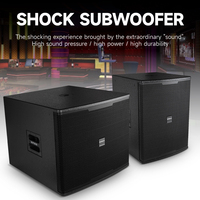 Bekboes nouveauté 600W 1200W 2400W haut-parleurs de scène de concert passifs professionnels 15 18 pouces haut-parleur de caisson de basses