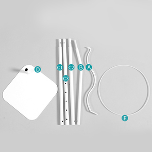 New Châu Âu Phong Cách Thoáng Khí Treo Bé Giường Muỗi Net Xách Tay Bé Cái Nôi Tán Lưới Với Đứng - Product Image 6