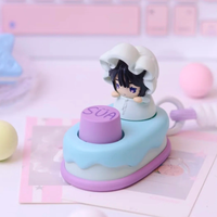 Figurine en PVC floqué à tête ronde de la série Aliien Stage Rabbit, boîte mystère, et Ornement de boîte mystère de la série Aliien Stage Baby (keycaps)