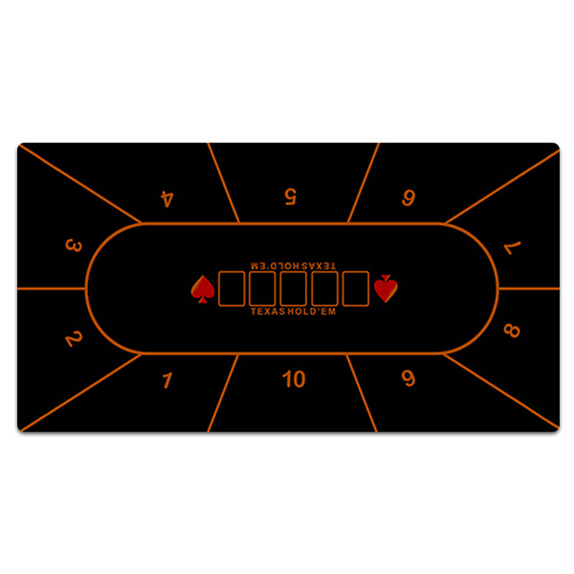 Extra Large Professional Poker Mat 1.2x0.6m - Non-Slip Rubber Gaming Table Pad with Portable Carrying Bag