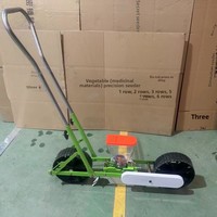 Semoir de précision motorisé à poussée manuelle pour graines de légumes, petite machine de semis agricole, facile à utiliser, planteur de graines de jardin