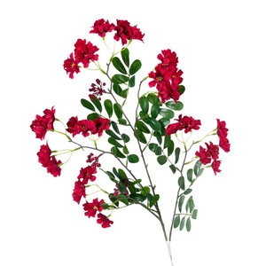 Bouquet de fleurs artificielles Michelia en tissu plastique pour décoration de mariage et décoration intérieure - Product Image 5