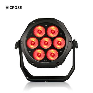 AICPOSE - Foco LED Par Resistente al Agua IP65, RGBWA UV 6 en 1, Foco LED Par Pequeño - Product Image 1