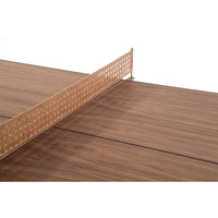 Table de tennis de table pliable moderne pour tournoi, avec cadre en bois dur, hauteur réglable, roues, ensemble complet JUEGUAN MTT05