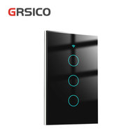 Tuya Công Tắc Điều Khiển Từ Xa Zigbee Không Dây Bằng Ứng Dụng Smart Life 3Gang 1 2 3 Way Không Có Kính Trung Tính Với Alexa Và Google Home