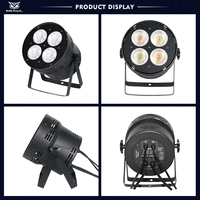 Nouveau projecteur LED Par COB 4 yeux 4x50W DMX 200W blanc chaud et froid pour scène, église, théâtre