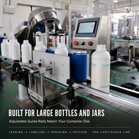 Machine d'étiquetage électrique ronde pour bouteilles, à moteur, pour formes incurvées, en promotion à prix réduit