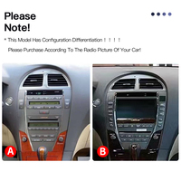 HFMidia Radio Layar Vertikal 12.8 inci Multimedia Video Head Unit Untuk Lexus ES240 ES300 ES330 ES350 Radio CarPlay Nirkabel