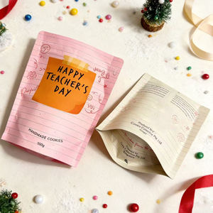 ถุงซิปซิปกันความชื้นเกรดอาหารพิมพ์ลายได้ชัดเจนถุงลูกอมคุกกี้กาแฟถั่วถุงแบบตั้ง - Product Image 3