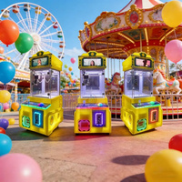 Nouvelle conception de machine de jeu d'arcade miniature de qualité commerciale avec animation LED, garantie 1 an, attrape-prix pour centres commerciaux et salles de jeux
