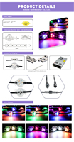 Lumière LED à tête pointue certifiée UL pour extérieur IP67 12V, lumière LED RGB à pixels, lumière permanente