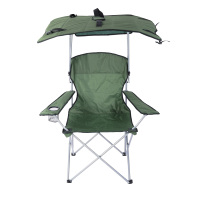 Hitree chaise de pêche pliante de haute qualité chaise de plage avec pare-soleil chaise de camping mobilier d'extérieur avec parapluie