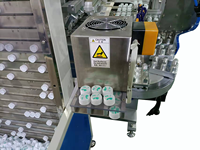 Machine d'impression tampon automatique 4 couleurs pour le plastique, le métal, les bouchons de bouteilles, les couvercles de rouge à lèvres