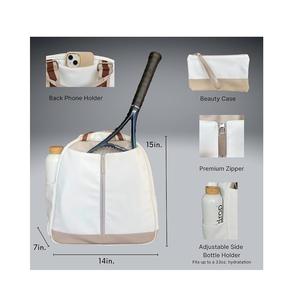 Borsa da Tennis e Pickleball Impermeabile di Alta Qualità con Grande Capacità e Tasca per Borraccia - Product Image 3