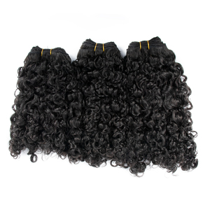 Bán hàng nóng burmese xoăn tóc bó <span class=keywords><strong>Remy</strong></span> 100% nguyên Trinh kinky xoăn tóc sợi ngang - Product Image 3
