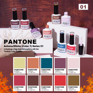 Vernis à ongles gel R S <span class=keywords><strong>Nail</strong></span> Pantone, 10 couleurs, échantillon gratuit 8g, végan, non toxique, séchage LED, flacon professionnel pour <span class=keywords><strong>nail</strong></span> <span class=keywords><strong>art</strong></span> - Product Image 2
