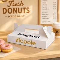 Boîte d'expédition pour cupcakes personnalisée en gros, de qualité alimentaire, recyclable, avec lamination mate et insert à 12 emplacements, pour emballage de pâtisserie d'anniversaire