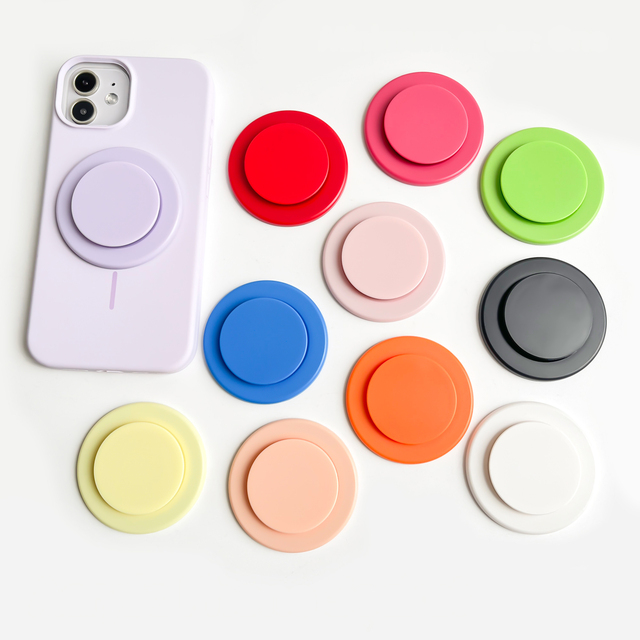 Factory Wholesale Cute Griptok Socket Magnetic Phone Holder with Magnetic Poppings Phone Grip for Smartphones