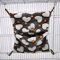 Sac de couchage pliable et portable pour animaux de compagnie, style enveloppe, en flanelle, motif dessin animé, carré, moderne et chaud, pour chats et chiens de petite taille - Grande vente