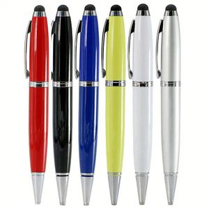 Stylo tactile 3-en-1 en métal personnalisé avec lecteur USB 4 Go-128 Go, pointeur laser et stylo bille - Product Image 3