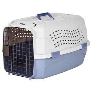 Jaula Transportadora de Plástico Portátil para Mascotas Pequeñas, Aprobada para Transporte Aéreo, Caja de Transporte para Gatos y Perros - Product Image 1