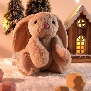 Boneka kelinci sublimasi telinga panjang kustom mainan boneka kelinci mewah hadiah mainan Transfer panas mewah kelinci Paskah - Product Image 3