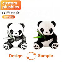 Peluche Panda Géant - Peluche Super Douce Personnalisable ODM pour Enfants et Tous Âges, Cadeau d'Anniversaire, Plusieurs Tailles Disponibles
