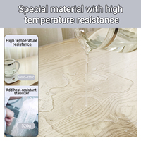 Nappe en vinyle PVC couverture de protection claire facile à nettoyer en plastique essuyable salle à manger bout de café protecteur de table nappe rouleau