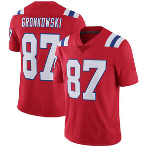 All'ingrosso nuove camicie Patriot Top moda uomo Pocket 5XL Casual semplice qualità allentato Football americano nuovo Jersey Set - Product Image 2