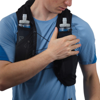 Sac de Course et de Randonnée Personnalisé, Gilet de Course Léger et Réfléchissant avec 2 Bouteilles d'Eau, Étanche et Hydratant