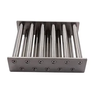 12000 Gauss Customized Stainless Steel Strong Double Layer Square Grid Magnet Hopper Magnetic Grate for Injection Machine