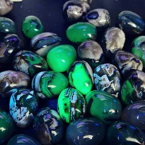 Œufs en Agate Volcanique <span class=keywords><strong>de</strong></span> 3 cm à <span class=keywords><strong>Prix</strong></span> <span class=keywords><strong>de</strong></span> Gros, <span class=keywords><strong>Pierre</strong></span> Naturelle <span class=keywords><strong>de</strong></span> Reiki Polie Réactive aux UV pour la Décoration Intérieure - Product Image 4