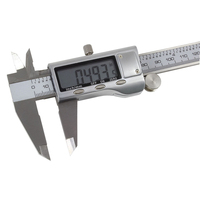 150mm 100mm Stainless Steel Electronic Jewel Micrometer Precision Measuring Gauge Digital Vernier Caliper with Large LCD Display