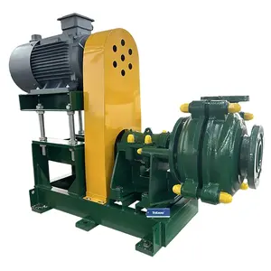 Elastomer nature rubber lining Slurry Pump for White Sand washed Plant