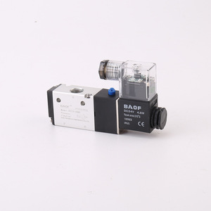 วาล์วโซลินอยด์ Baofeng 3V210-08 แบบควบคุมด้วยลม 24V DC 0-1 Mpa วาล์วควบคุมการเปลี่ยนทิศทาง - Product Image 3