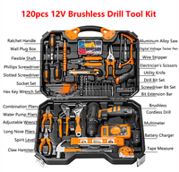 Perceuse sans fil 58VF Brushless, outil électrique tout-en-un pour le travail du bois, le perçage du métal et la construction