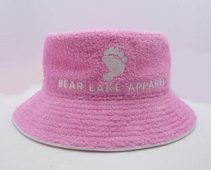 Unisex 100% Cotton Terry Cloth Towel <strong>Bucket</strong> <strong>Hats</strong> Custom Wholesale <strong>Embroidered</strong> Logo for Adults 3D Fisherman <strong>Hat</strong>