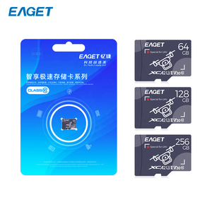 EAGET-Tarjeta de memoria SD para teléfono móvil, tarjeta de alta velocidad de 64GB y 128GB, tarjeta de memoria SD, UAV TF, venta al por mayor - Product Image 1