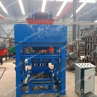 Machine à briques autobloquantes à fonctionnement rapide, semi-automatique, pour la fabrication de briques en ciment et de briques creuses pour briqueterie