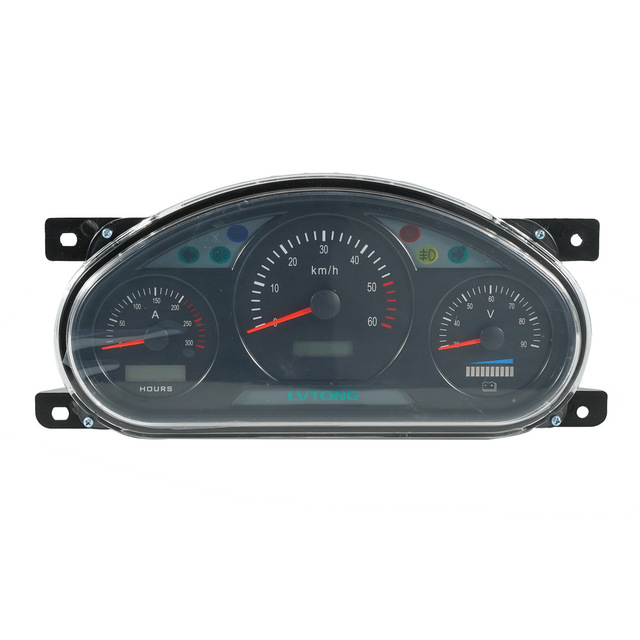 12V LCD Digital Speedometer Used for DC Motor Car Bike