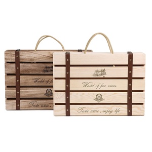 De <span class=keywords><strong>vino</strong></span> de madera de 2 botellas de <span class=keywords><strong>vino</strong></span> caja de almacenamiento caja de Whiskey - Product Image 6