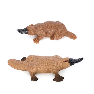 도매 솔리드 PVC 시뮬레이션 동상 모델 돼지 오리너구리 Duckbill 동물 인형 장난감 - Product Image 6